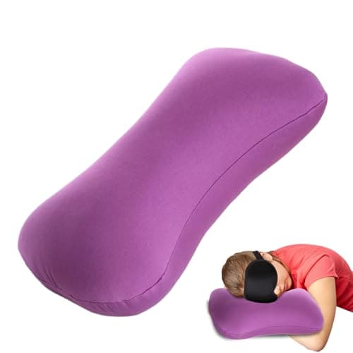 Dewireaey Pillows For Neck, Small Microbead Back Cushion, Travel Neck Support Pillow, Cervical Roll Cylinder Bolster For Home Travel Sleep — view 6