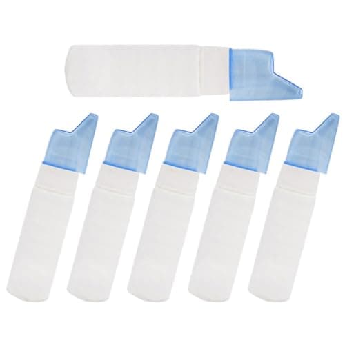 Ipetboom 6 Pack Refillable Nasal Spray Bottles with Safety Cover 70ml