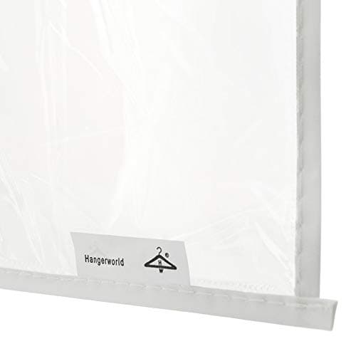 Hangerworld 100 cm (40") Long Zipped Suit Bags / Garment Clothes Covers, Pack of 6 — view 6