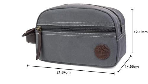 Timberland Men's Travel Kit Toiletry Bag Organizer, Charcoal, One Size — view 2