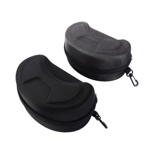 EVA Ski Goggle Case Grey Waterproof Snowboard Eyewear Box Zipper Hard Box — view 4