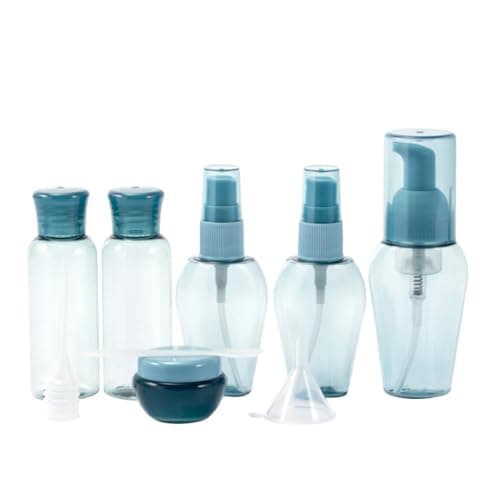 Refillable Travel Bottle Set 9pcs Pp Pe Leakproof with Tools