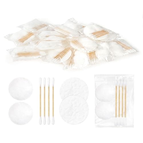 30 Travel Cotton Swabs Set Portable,Vanity Kit Travel