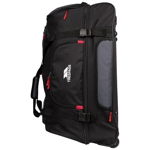 Trespass 100L Trolley Duffel Bag Fero Black One Size — view 3