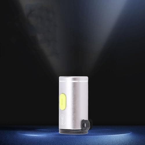 ASHATA 2Pcs USB C LED Flashlight for Outdoor Camping (Silver) — view 4
