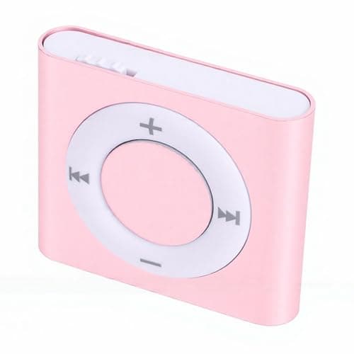 ASHATA Aluminum Alloy Portable Music Player with Speaker (Rose Gold) — view 3