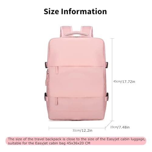 YYKSYDPT Travel Backpack,Mens Womens Waterproof Anti-Theft Carry on Backpacks with Shoes Compartment and Wet Pocket, for Travelling Hiking Walking Camping Running Picnic (Green) — view 2