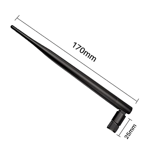 2Pcs Wifi Antenna 433MHz Networking UHF High Gain 3.0dBi SMA Male Omni Directional Rubber Aerial for Hotspot Wifi Routers Network Card Video Camera TX433-JKS-20 — view 2