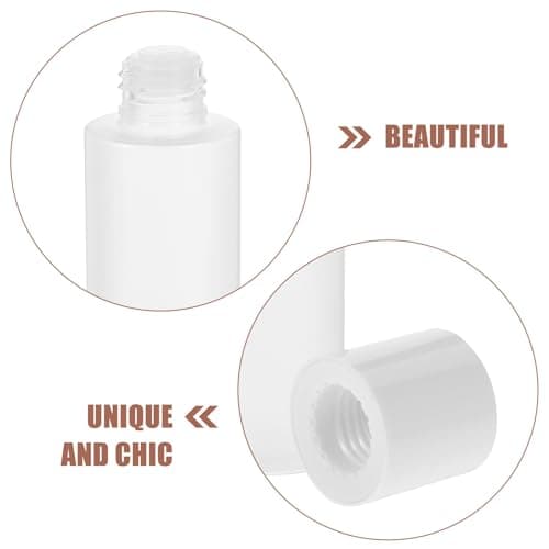 SWETRACE 3pcs Refillable Cosmetic Containers 150ml Pet Lotion Bottles Easy to Clean Travel Size Liquid Dispenser Bottles for Moisturiser Storage — view 3