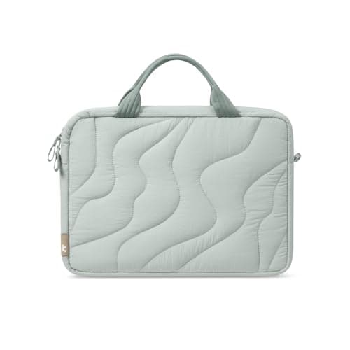 tomtoc 15-16 Inch Protective Puffy Laptop Carrying Bag Work Bag for Women
