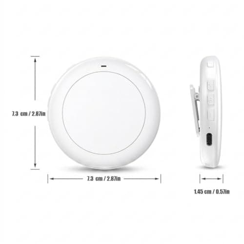 Smart Wearable Translator,Real-time AI Translator Language TranslatorDevice,English Spanish Voice Translation Device,Support 27Language,Foreign Language Practice Partner for Work,Travel,Communication — view 5