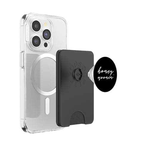 Honeymoonin Bride Groom Honeymoon Vacation Travel PopSockets PopWallet for MagSafe — view 3
