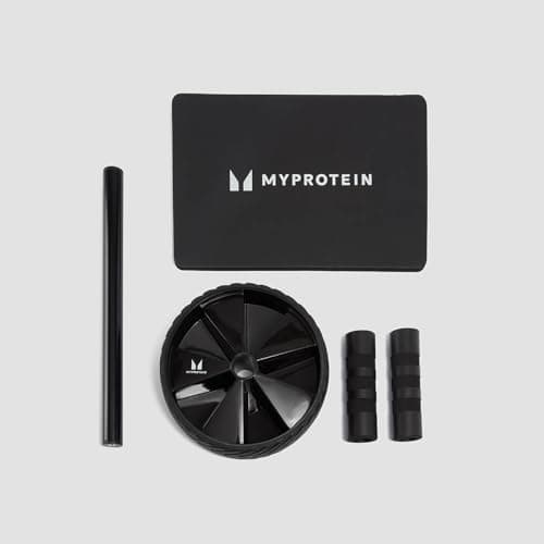 Myprotein Ab Roller & Mat Set – Dual-Wheel Ab Exercise Equipment for Core & Abs Workout – Abdominal Fitness Roller with Knee Mat for Home Gym Training — view 3