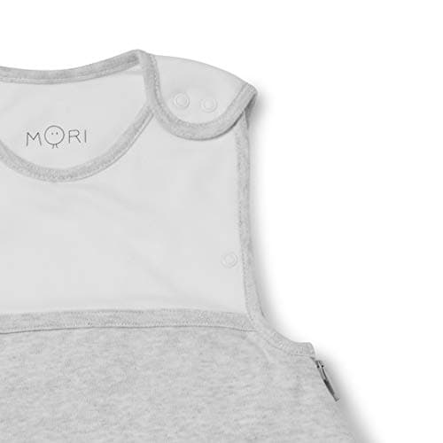 MORI Baby Cardigan Clever Sleeping Bag Organic Cotton & Bamboo, 0.5 Tog — view 2