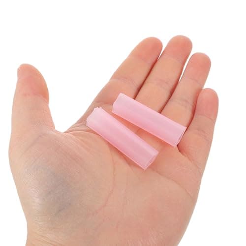 NIYANGLE 10 Pairs Silicone Nail Trimmer Sleeve Protector for Cuticle Scissors with Travel-Friendly Design and Multipurpose Use, Pink Covers for Family Gatherings and Travel — view 4