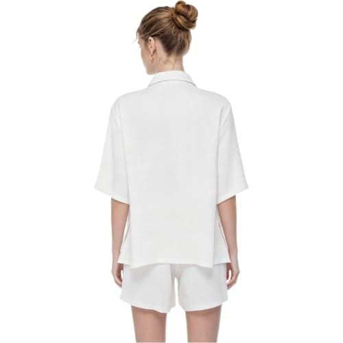 Riismen Women Lunch Break Morning Routine City Tour Casual Wear White S — view 2