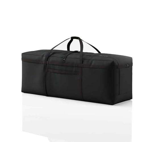 Water-Repellent Travel Duffle Bags - 47" x 15" x 17" 197L Extra Large Upgraded 900D Oxford Heavy Duty Duffel Bag, Reinforced Zipper, Padded Handles, Adjustable Strap Buckles for Travel, Camping, Gym