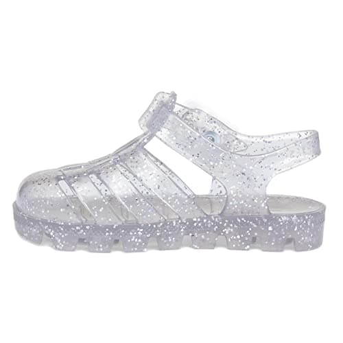 Walkright Weymouth Kids Clear Glitter Jelly Sandal - Size 2 UK - Multicolour — view 4