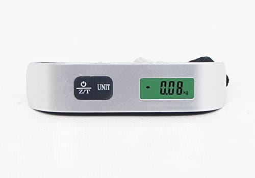 Digital Luggage Weighing Scale, 50kg Portable Electronic Suitcase Weigher for Travel with Backlit — view 2
