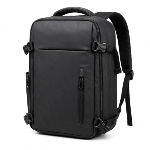 V-VAPE Underseat Travel Backpack, Flight Approved Cabin Carry On Bag, 15.6 Inch Laptop Backpack, Water Resistant Travel Rucksack with USB Port & Luggage Sleeve for Ryanair, easyJet, Wizz Air