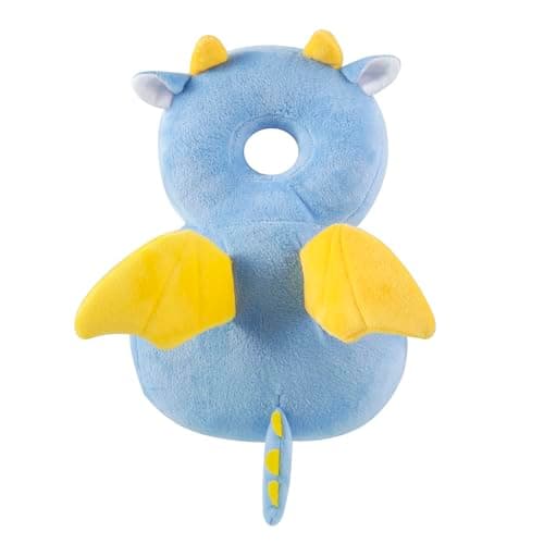 PandaEar Baby Head Protector Backpack, Toddler Walking Head Protectoion for Baby, Adjustable Head Protection Backpack Pad Cushion (Blue)