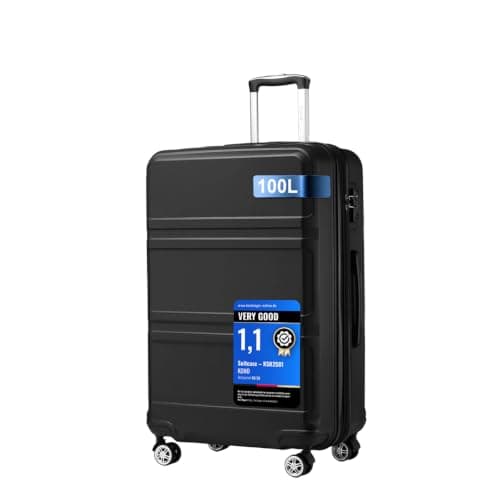 Kono Large Suitcase Lightweight ABS+PC Hard Shell 28 inch Checked Luggage