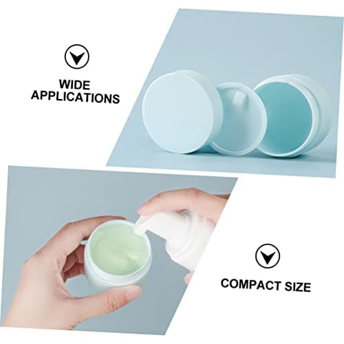 HONMEET 8 Pack 30g Leak-proof Plastic Cream Jars, Refillable Cosmetic Containers for Body Lotion and Moisturisers, Portable Travel Pots for Business Trips and Camping — view 6