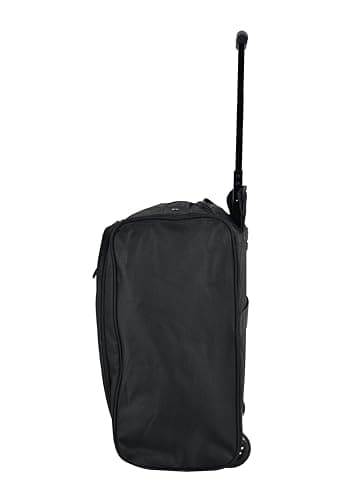 ZAHRAB Easyjet 45x36x20 Underseat Bag Lightweight Hand Luggage Cabin Bag Trolley with Wheels Flight Bags Suit Case (Black) — view 6