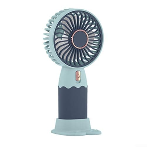 Axorafow Cartoon Handheld Fan Portable USB Rechargeable for mini Mobile Holder Silent Small Air Cooler for School Trip 16x8cm