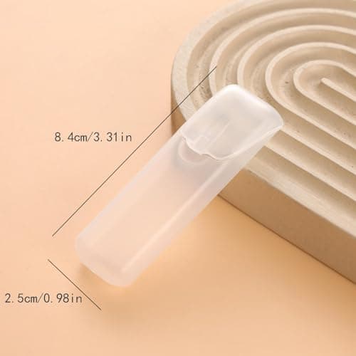Toothpick Dispenser - 4 Piece Slim Travel Storage Container | Portable Semi Transparent Floss Holder | Cotton Buds Ear Plug Case | Mini Medicine Box for Bathroom — view 5