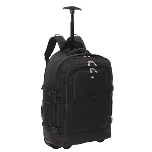 5 Cities 55x40x20cm Ryanair Priority Trolley Backpack, 41L, 2 Wheels