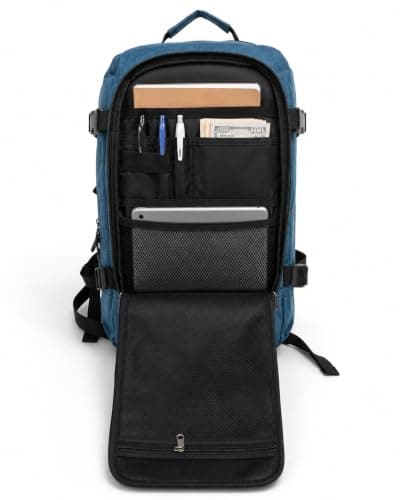 BP-R-120 Ryanair Cabin Bag 40x25x20cm Carry On Backpack Underseat CabinBag Carry on Luggage for Men Women Travel Bag Backpack (Turquoise) — view 4