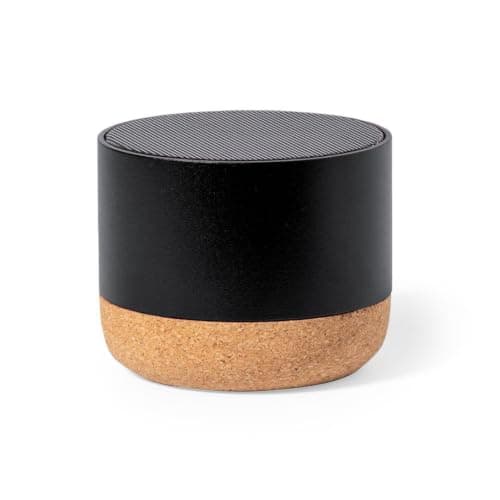 Sawfish Personalised Speaker Moore Bluetooth Speaker 3W with Recycled Aluminium & Cork Base | Wireless Bluetooth Portable Speaker — view 2