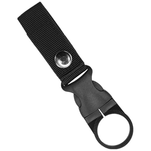 Bottle Buckle Clip - Nylon, 5.5x1.0x0.5in Carabiner Strap Quick-Release | Hook Closure Backpack Water Bottle Holder, Travel Accessory For Hiking, Camping, Travel, Backpacking