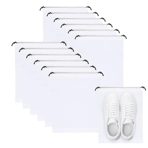 GAOHAN 12 Pcs Shoe Bags for Travel Waterproof Dustproof Storage Bag