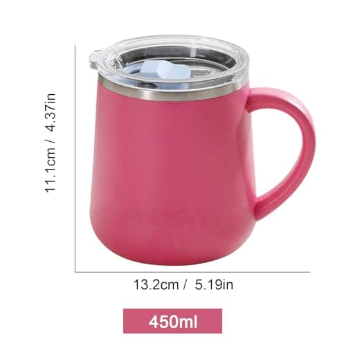 Travel Coffee Cup 450ml Leakproof Reusable Tumbler — view 6