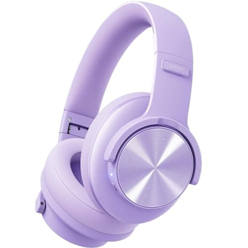 Picun B8 Wireless Bluetooth Headphones, 120H Playtime, 3EQ Modes, Purple