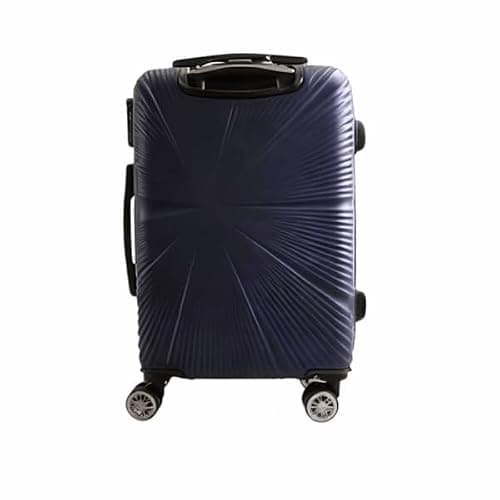 53X38X22CM Cabin Suitcase 4 Wheel Hardshell Expandable Luggage Case Hand Carry On ABS (T-HC-CABIN-2029) (Navy) — view 4