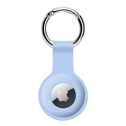 COLORCORAL AirTag Holder Case- Silicone Case for AirTag Keyring Apple 2&1