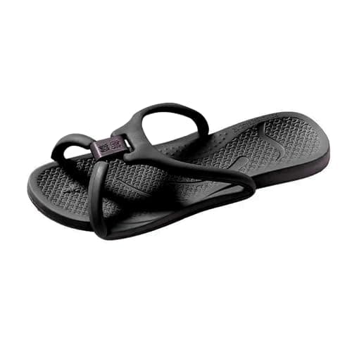 Foldable Couple Travel Slippers Lightweight Barefoot Flip Flops Hotel Non Slip Travel to Carry Convenient Indoor Home Bathroom with Men and Women Mens Cowboy Boot Slippers Black