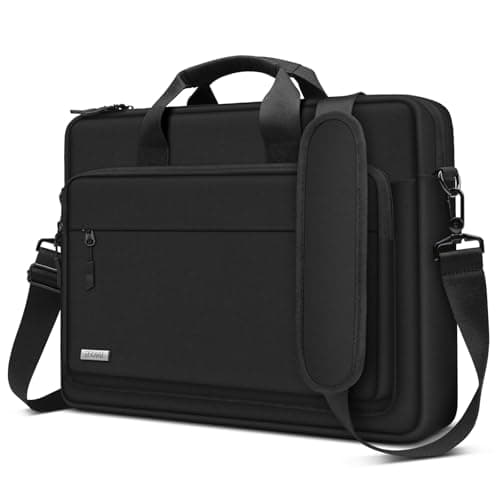 TECOOL Laptop Bag 17 17.3 Inch Business Messenger Bag with Shoulder Strap