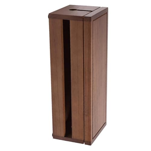 DOITOOL Cable Box Large Coffee Fortune Paulownia Wood Power Plug Organizer