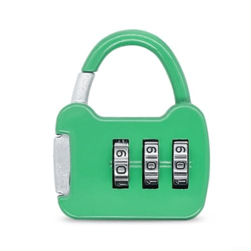 Coloured Combination Padlock for Gym School Locker(Light Green)