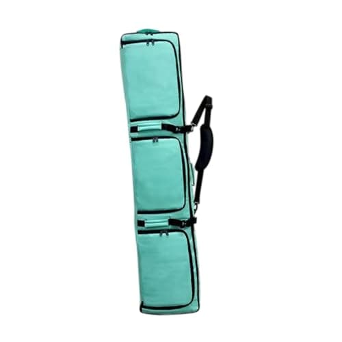 PUXZYAX Snowboard Bag With Wheels Air Travel Adjustable Size Ski Bag Large Capacity Efficient Storage Solutions Ski Snowboard Carrier Carry Wheeled, Green, 165x36x20cm