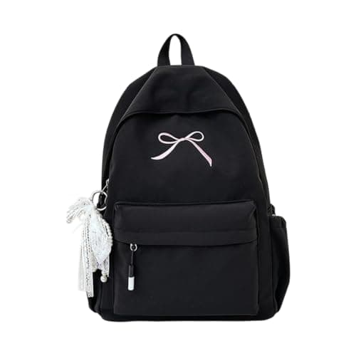 Girls School Bag, Cute Bow Japanese Backpack for Teenage Girls College