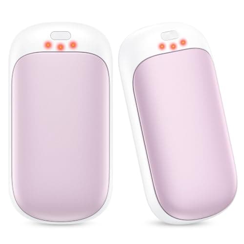 gabless Hand Warmers Rechargeable 2 Pack, Electric Handwarmers Portable Hand Warmer Reusable with 3 Levels Heat USB Pocket Warmer, Great Warm Gifts for Men Women Outdoor Camping Golf