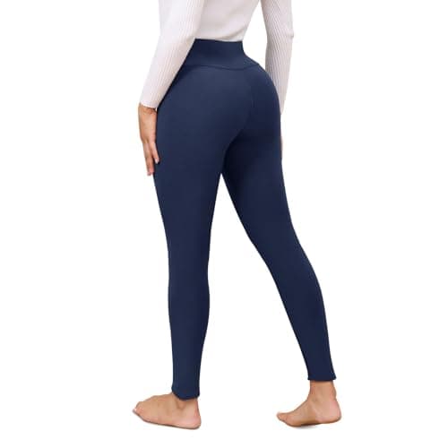 Thermal Leggings Women High-Waisted Fleece Lined for Winter — view 2
