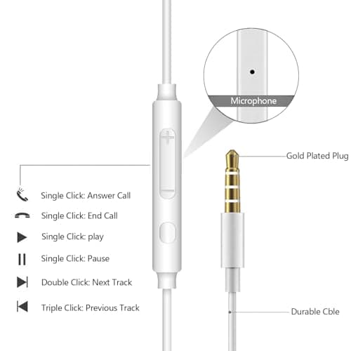 Wired Earphones In Ear Headphones Wired ear buds 3.5mm jack head phones — view 5