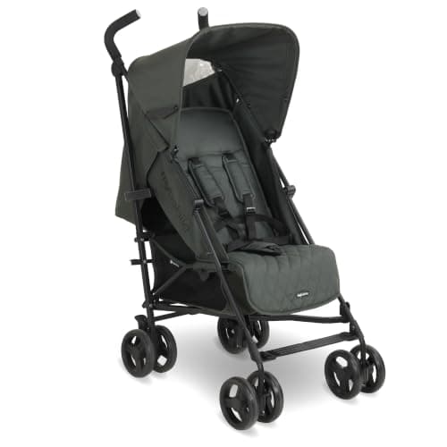 My Babiie MB01 Stroller - from Birth to 4 Years (22kg), Lightweight & Compact Umbrella Fold, Travel Buggy for Toddlers - Forest Green