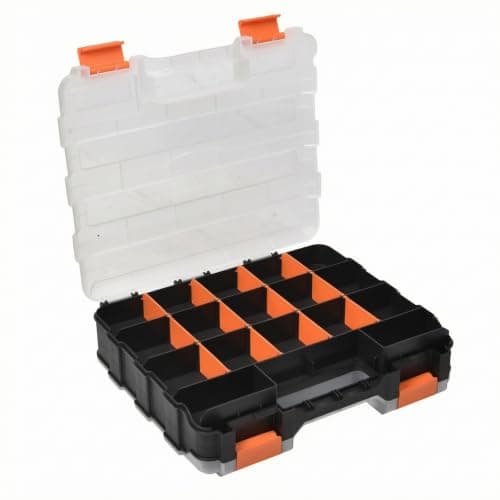 hindraem Plastic Portable Tool Box With Tool Storage Organizer — view 2